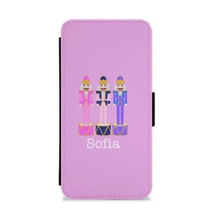 Nutcracker - Personalised Christmas Flip / Wallet Phone Case