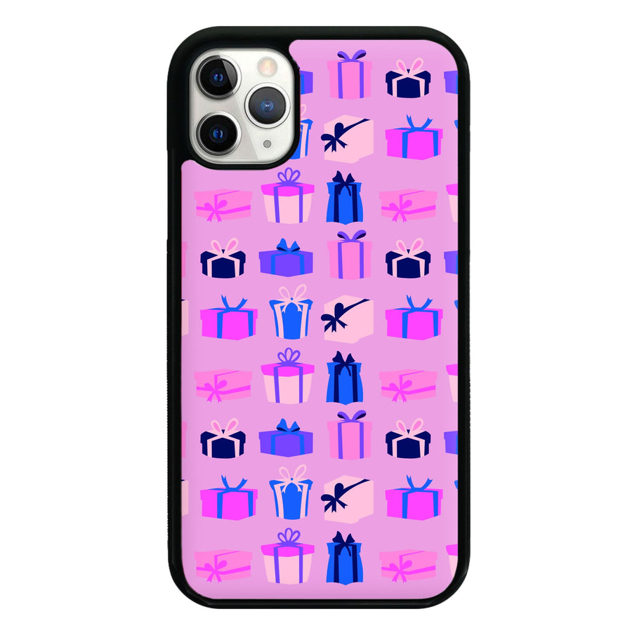 Pink Presents - Christmas Patterns Phone Case