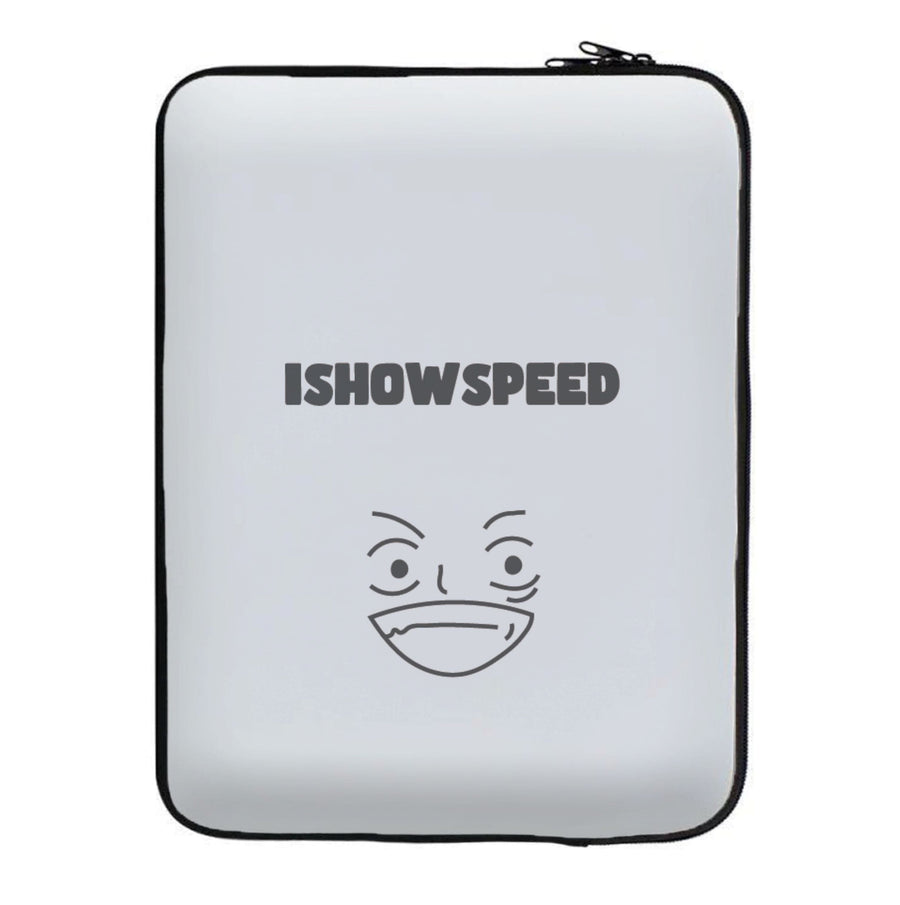 White Face - Speed Laptop Sleeve