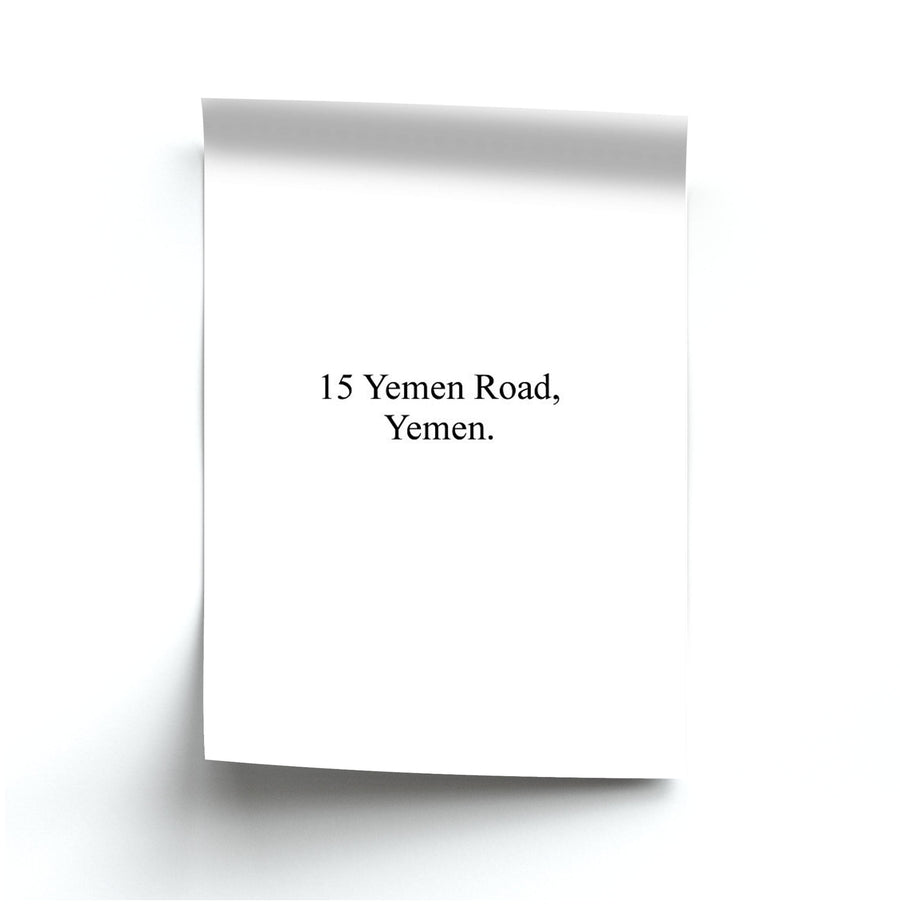 15 Yemen Road, Yemen - Friends Poster
