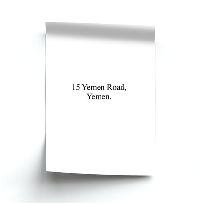 15 Yemen Road, Yemen Poster