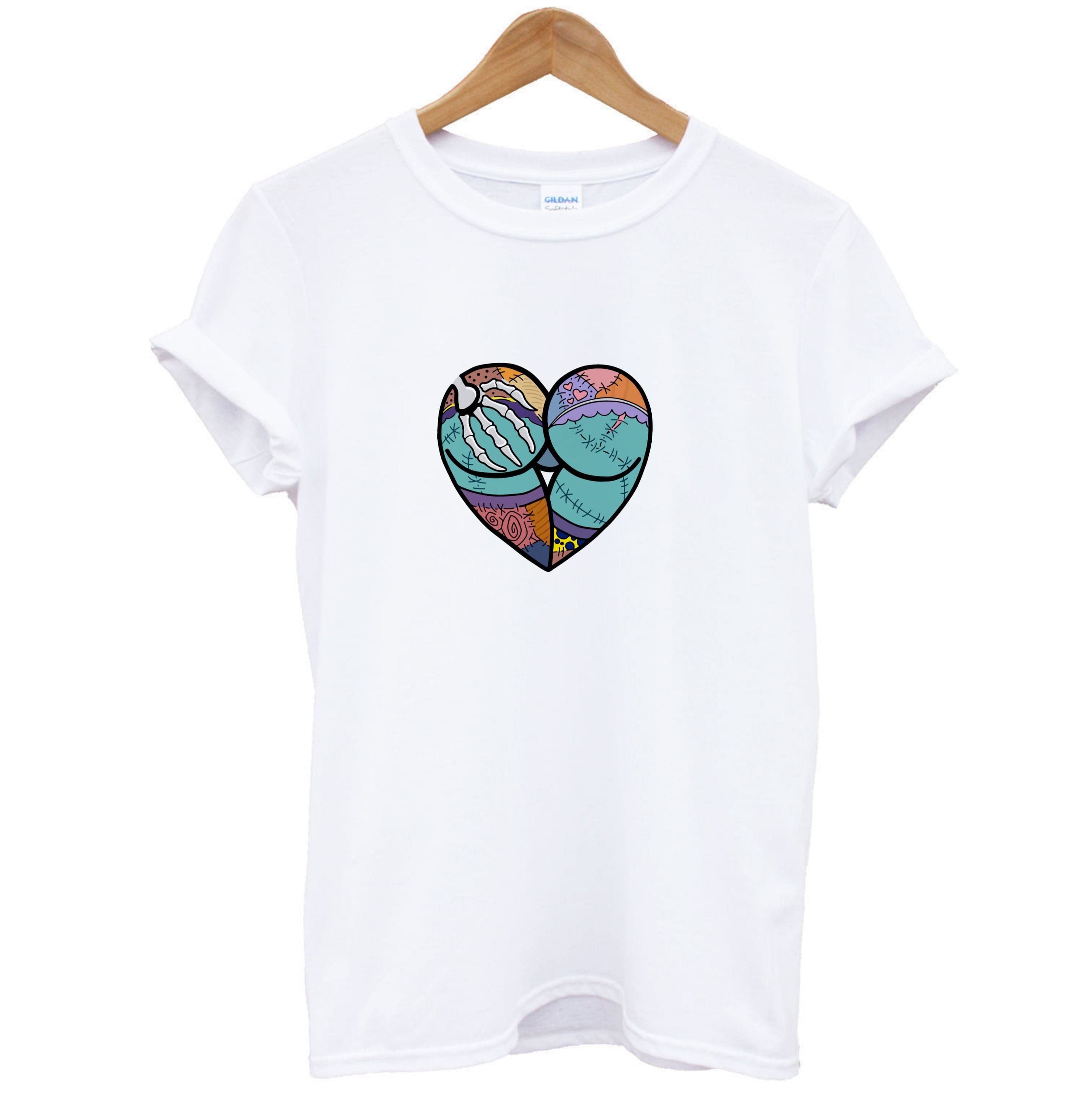 Sally And Jack Heart - TNBC T-Shirt