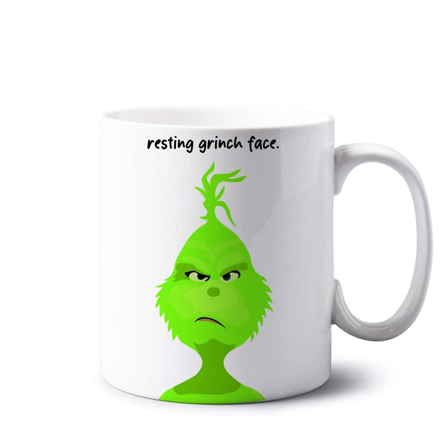 Resting Grinch Face - Christmas Mug