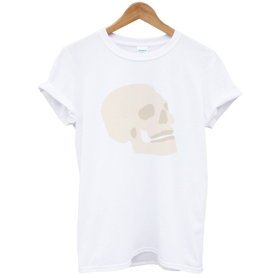 Skull Outline - Halloween T-Shirt