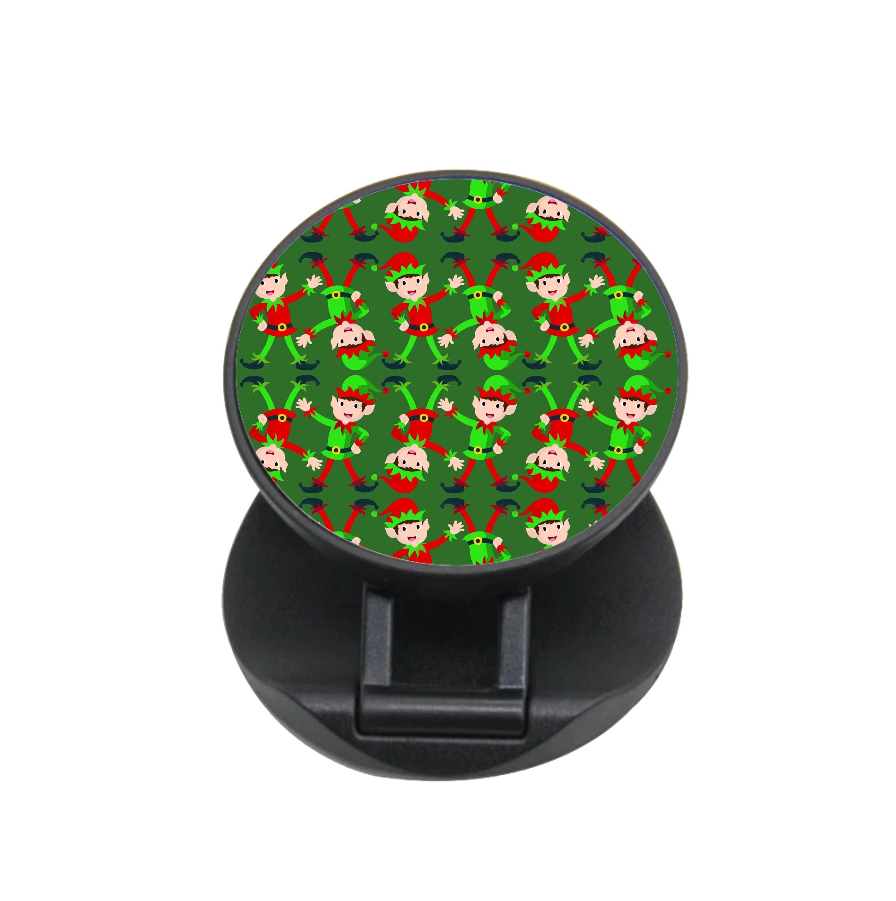 Elf Face Pattern - Christmas Patterns FunGrip