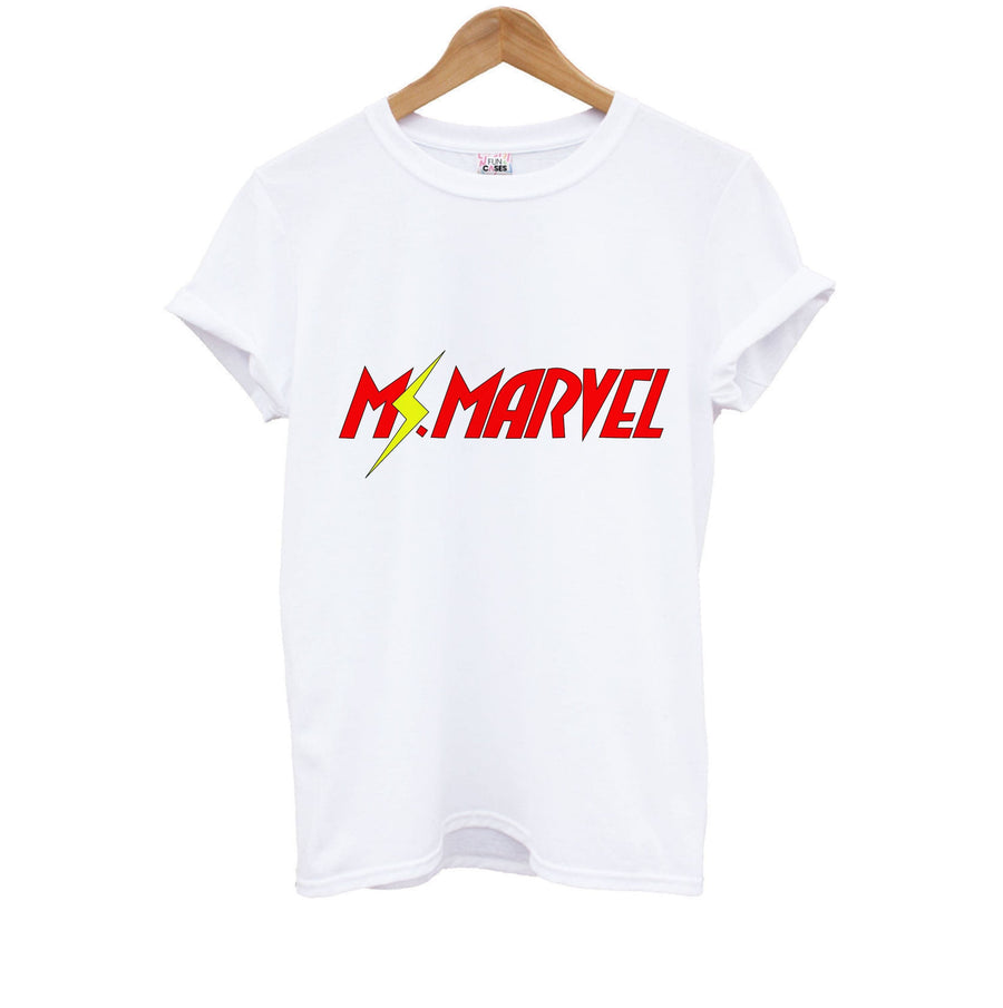 Ms Marvel Lightning  Kids T-Shirt