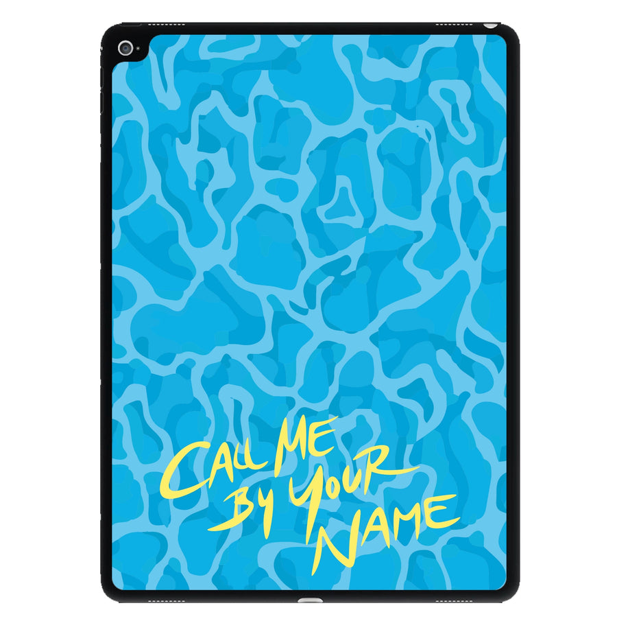 Title - Call Me By Your Name iPad Case