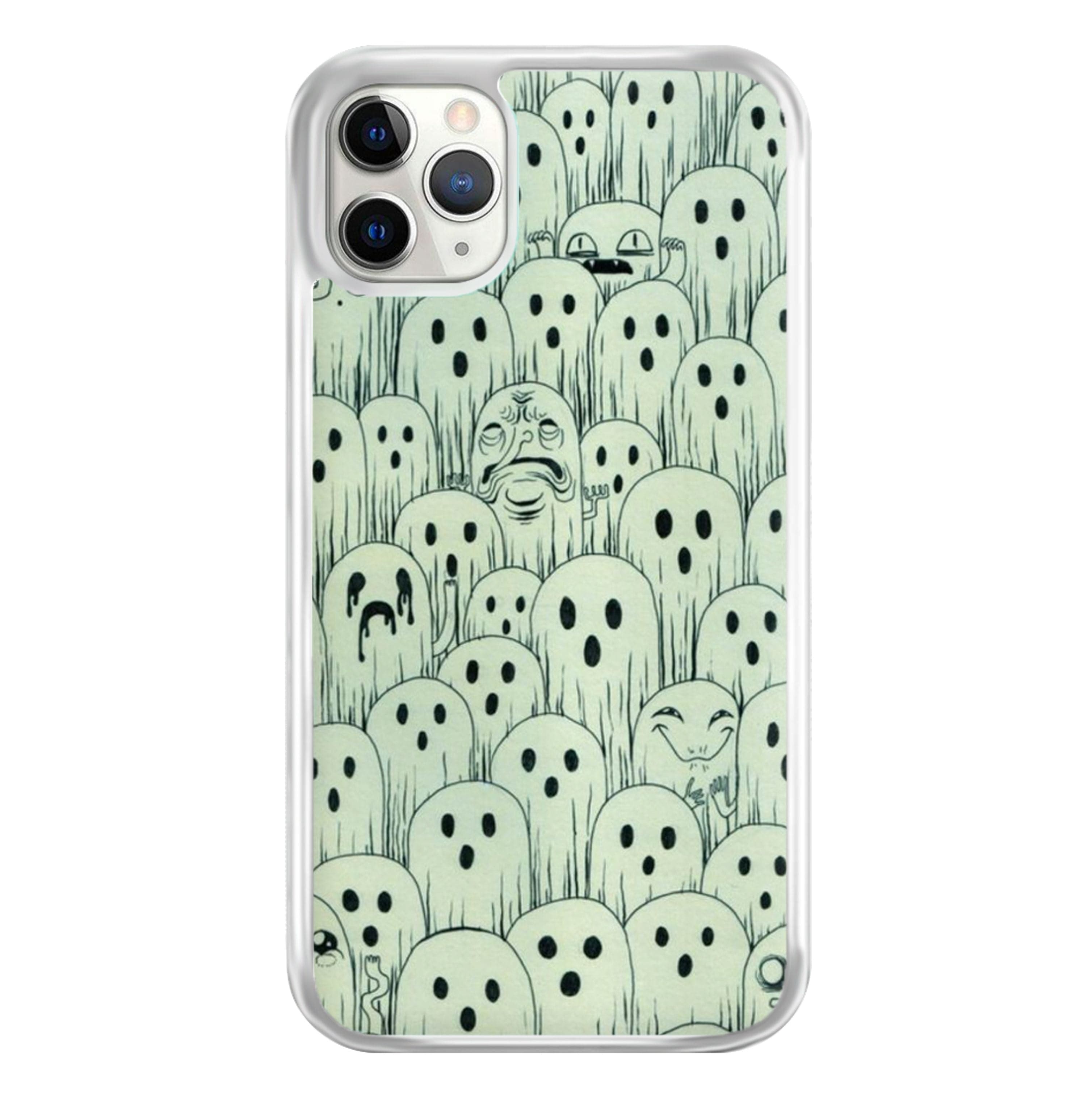 Droopy Ghost Pattern Phone Case