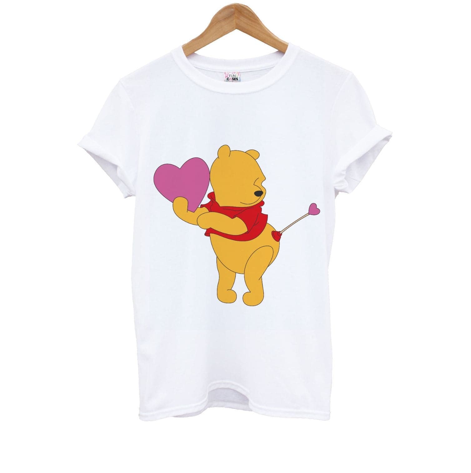 Cupid Pooh Valentine's Kids T-Shirt