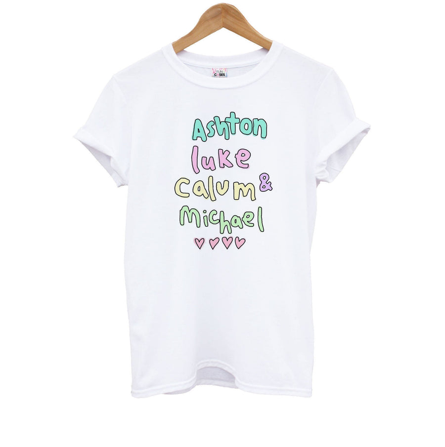 5 Seconds of Summer - Ashton, Luke, Calum & Michael Kids T-Shirt