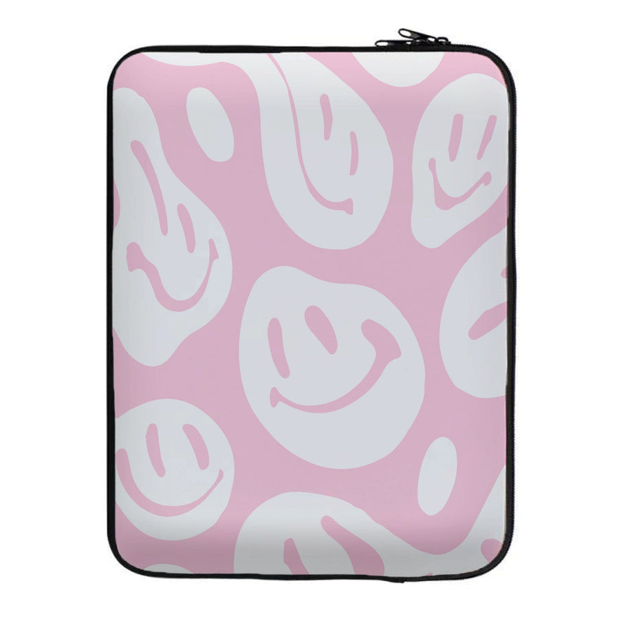Trippn Smiley - Pink Laptop Sleeve