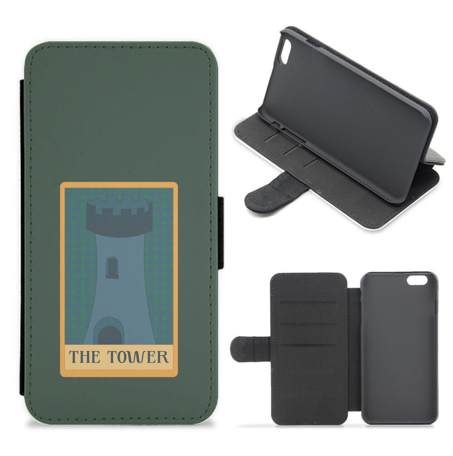 The Tower - Tarot Cards Flip / Wallet Phone Case