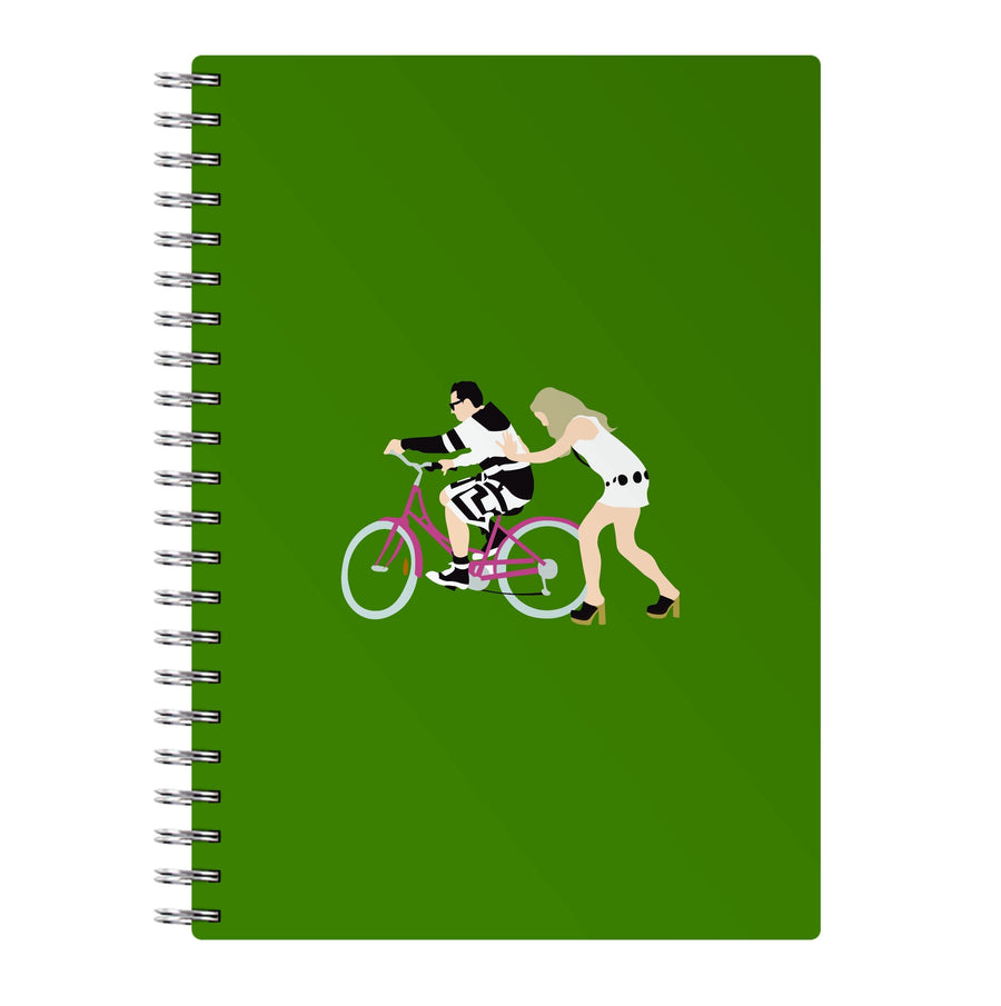 David Riding A Bike - Schitt's Creek Notebook