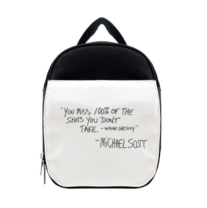 Michael Scott Quote Lunchbox