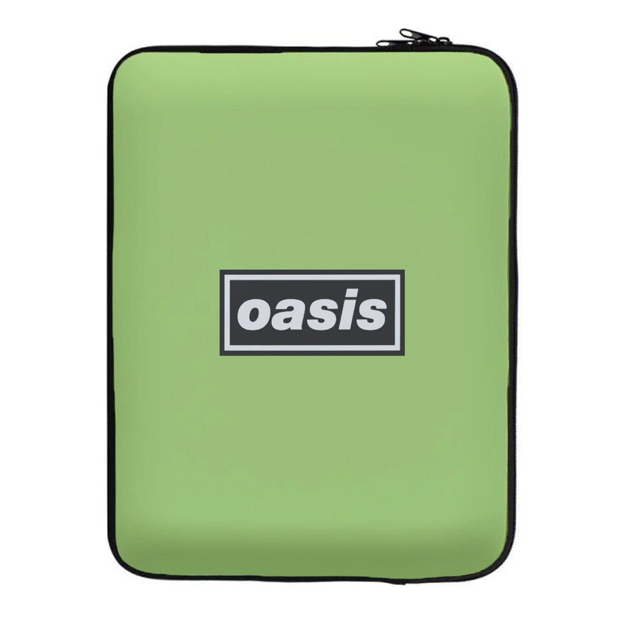 Band Name Green - Oasis Laptop Sleeve
