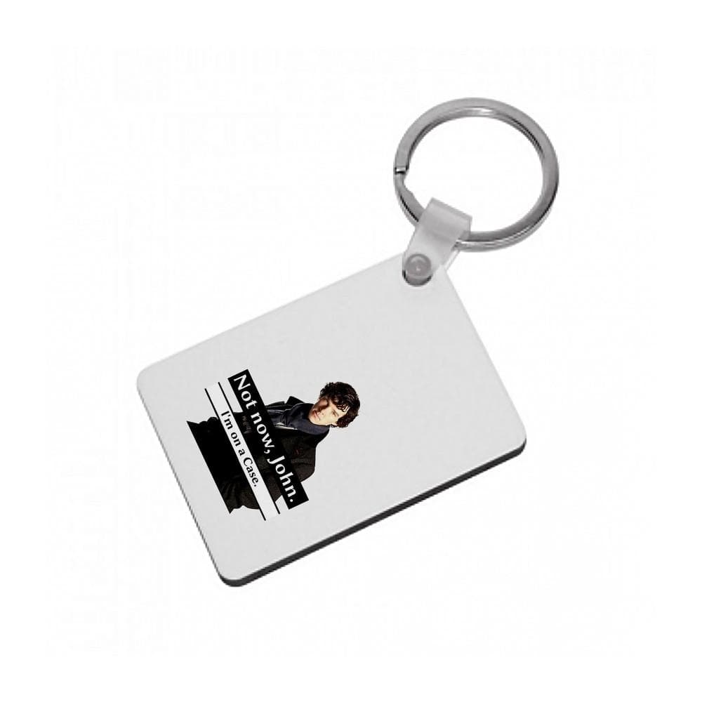 I'm on a Case - Sherlock Holmes Pun Keyring - Fun Cases