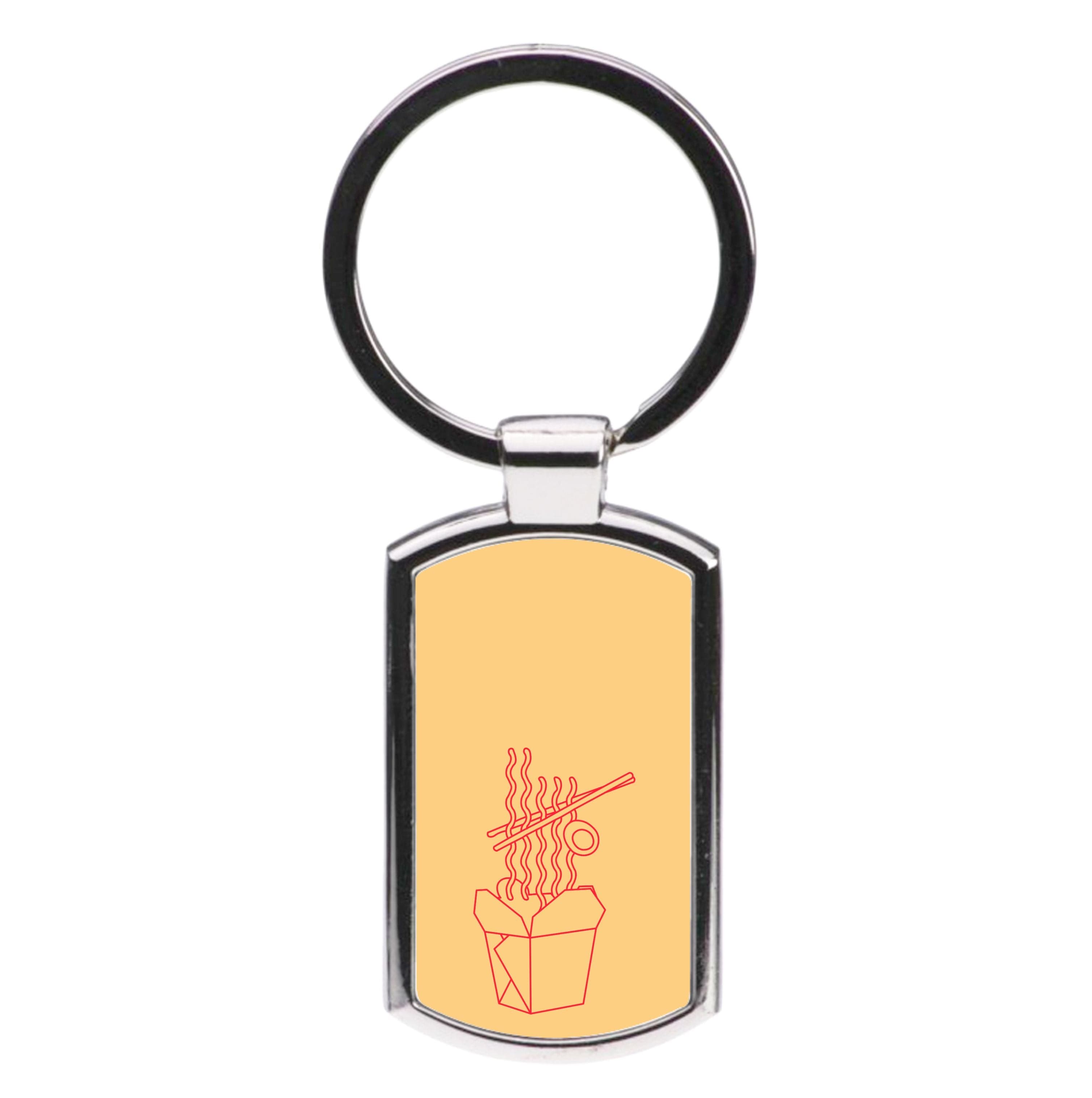 Noodels - Fast Food Patterns Luxury Keyring