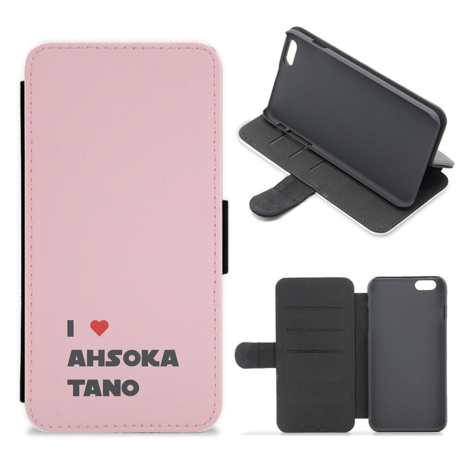 I Love Ahsoka Tano - Tales Of The Jedi  Flip / Wallet Phone Case