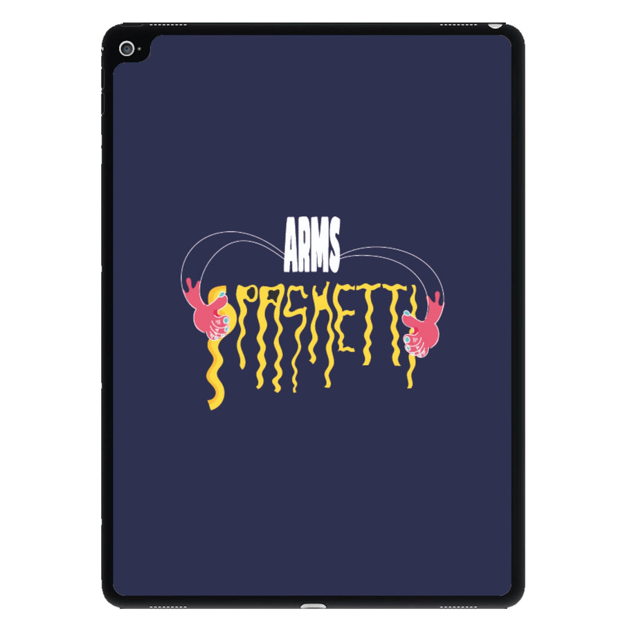 Arms Spaghetti - Dark Blue iPad Case