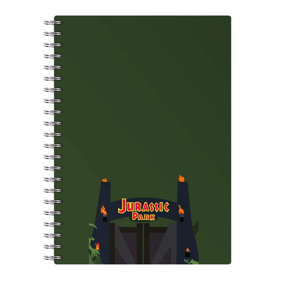 The gate - Jurassic Park  Notebook