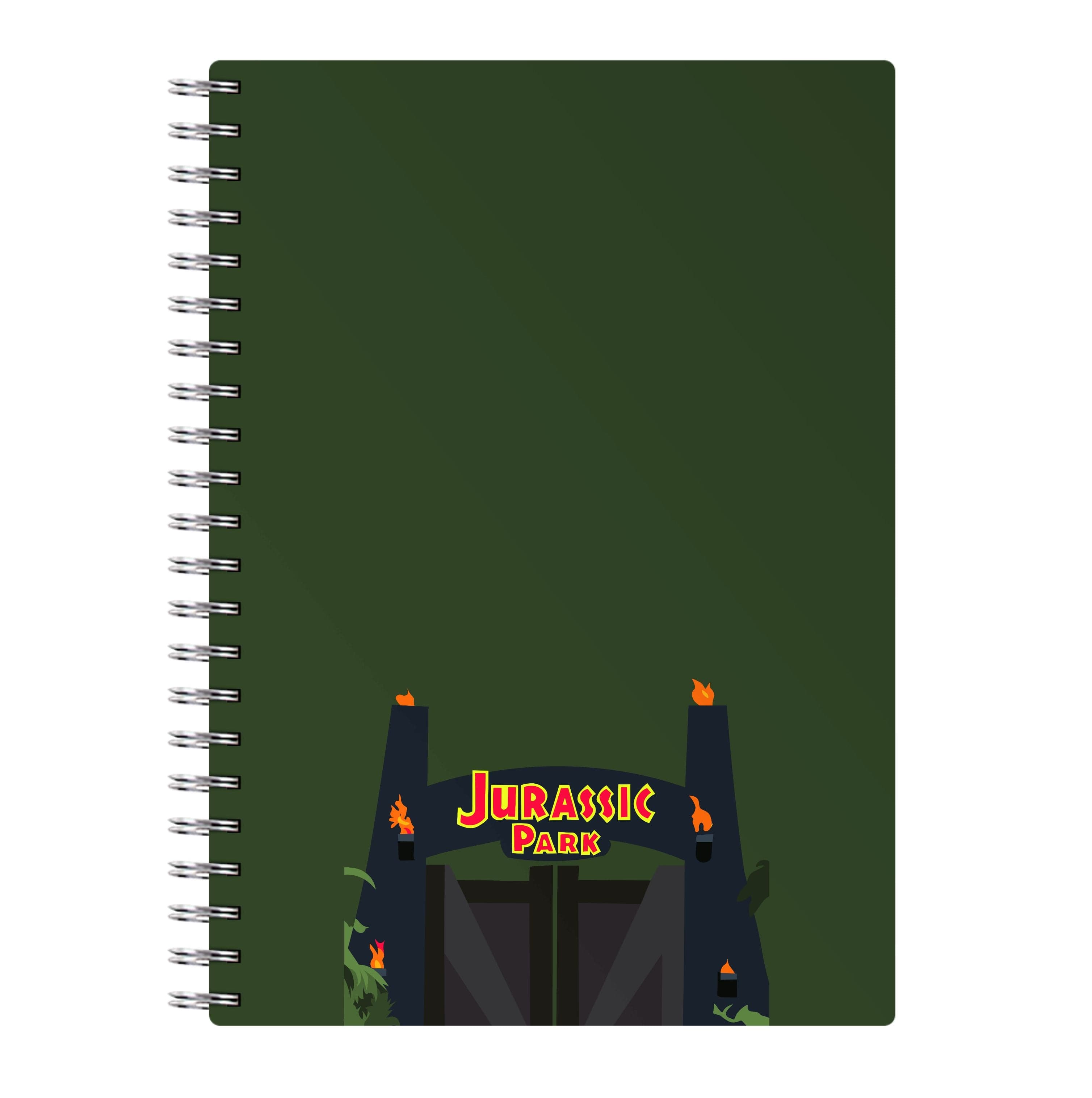 The gate - Dinosaur Park Notebook