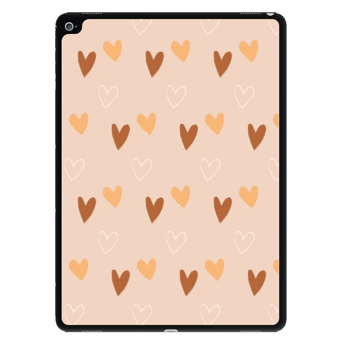 Cute Love Heart Pattern iPad Case