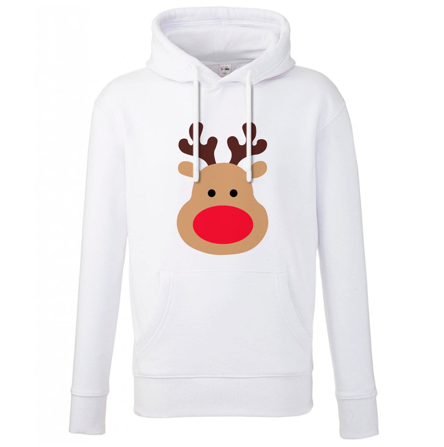 Rudolph Face - Christmas Hoodie