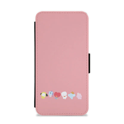 BT21 - K Pop Flip / Wallet Phone Case