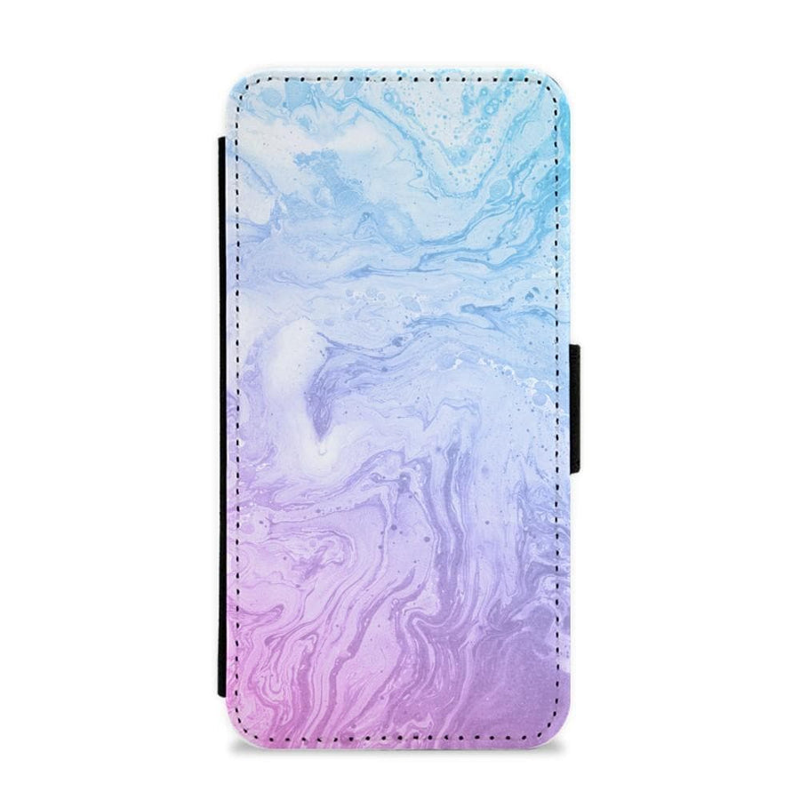 Purple Marble Flip / Wallet Phone Case - Fun Cases