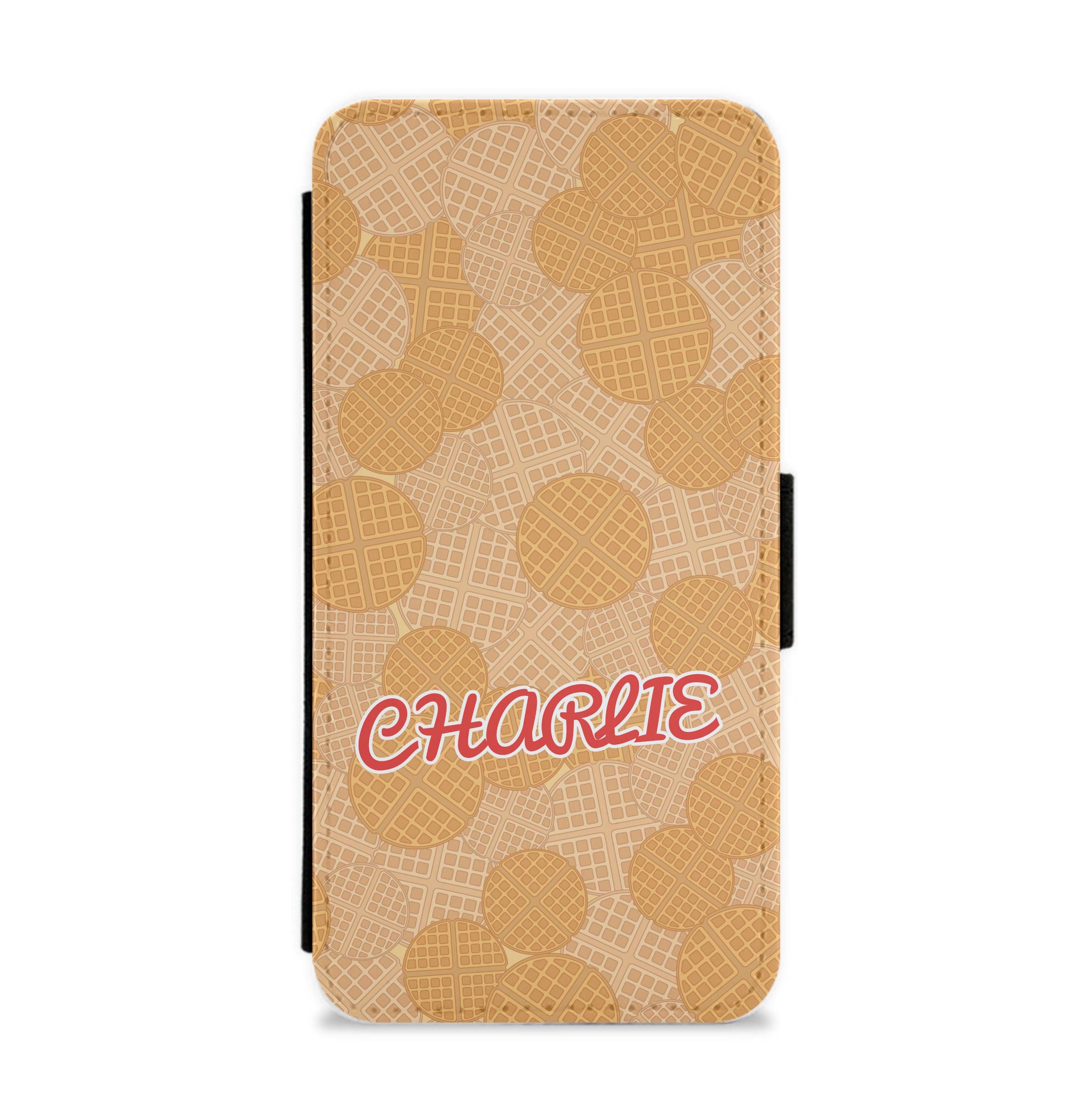 Waffles - Personalised Stranger Flip / Wallet Phone Case