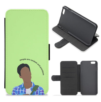 People Are Random And Pointless - Community Flip / Wallet Phone Case