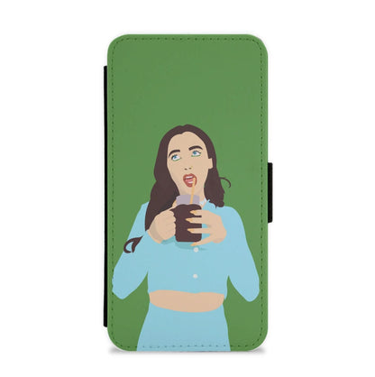 Drinking Coffee - Chamberlain Flip / Wallet Phone Case