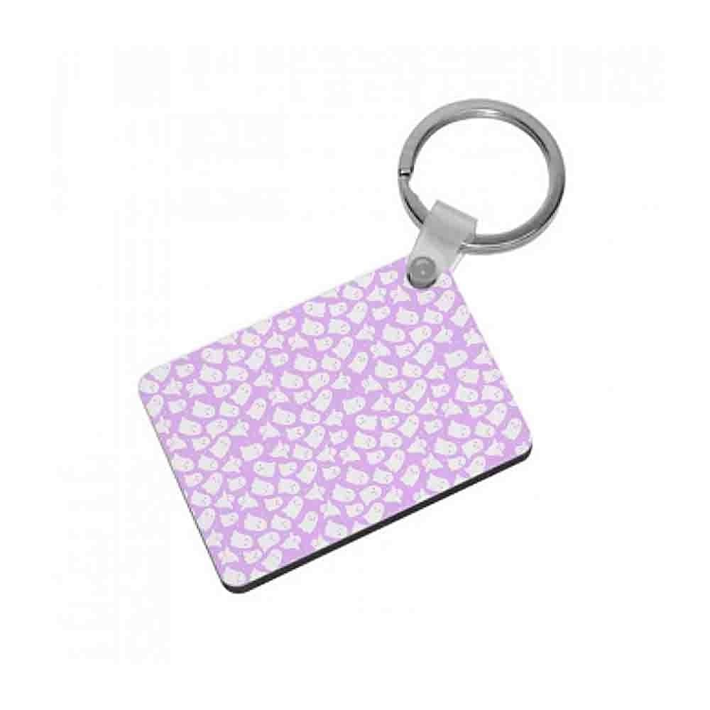 Ghost Pattern Keyring - Fun Cases