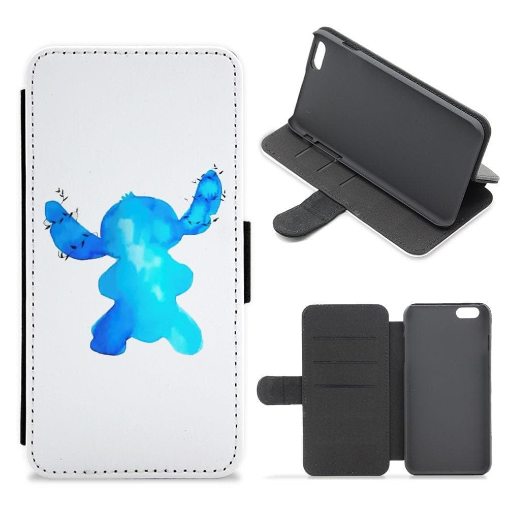 Watercolour Stitch Disney Flip / Wallet Phone Case - Fun Cases