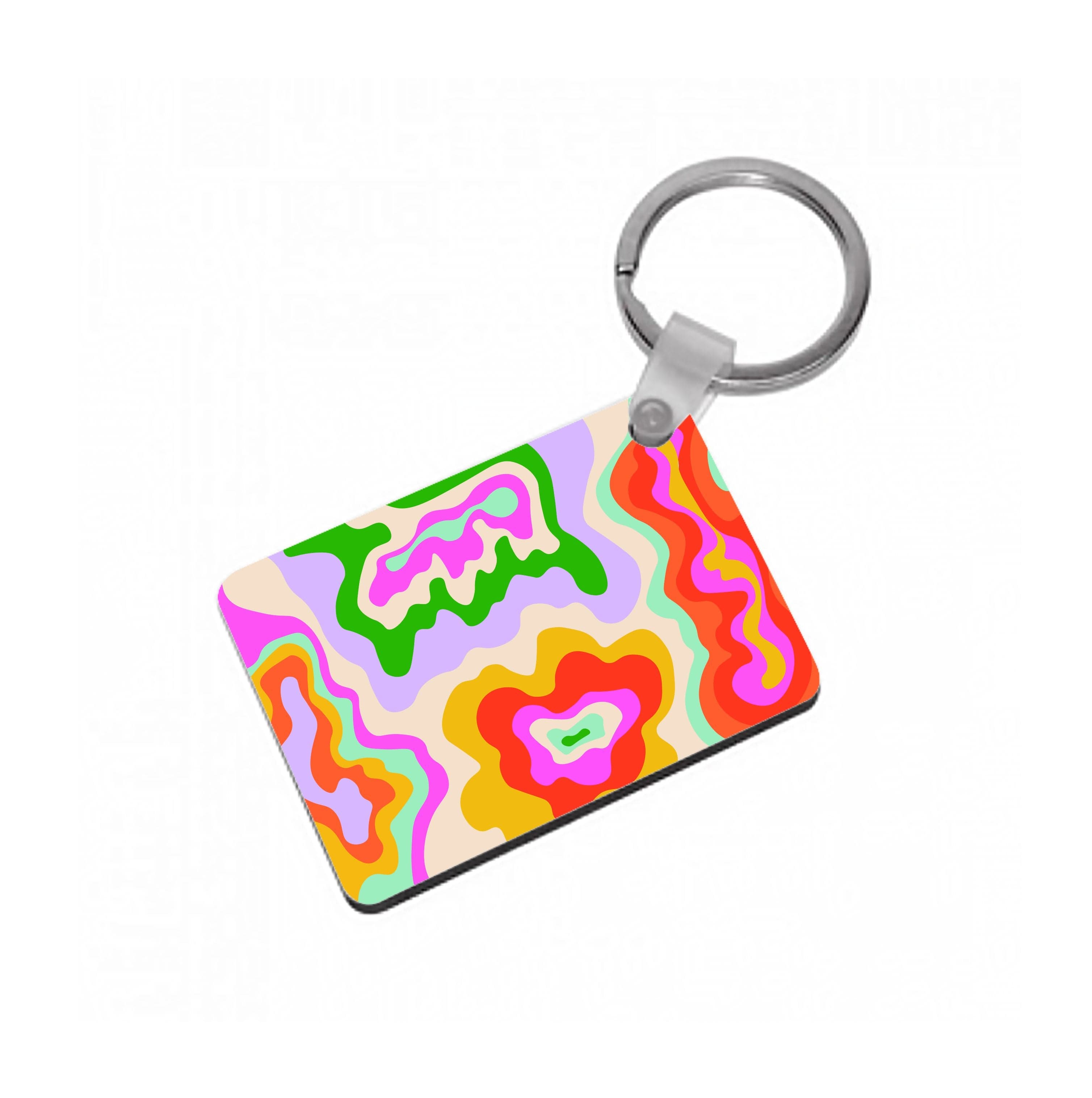 Abstract Patterns 25 Keyring