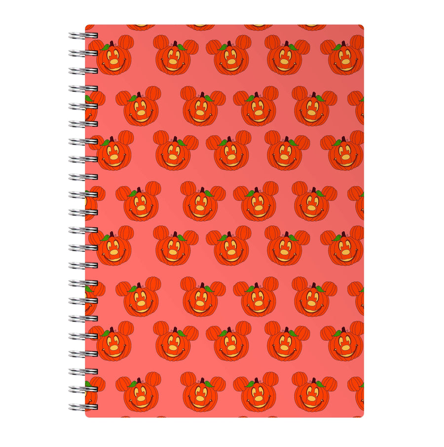 Mickey Mouse Pumpkin Pattern - Disney Halloween Notebook