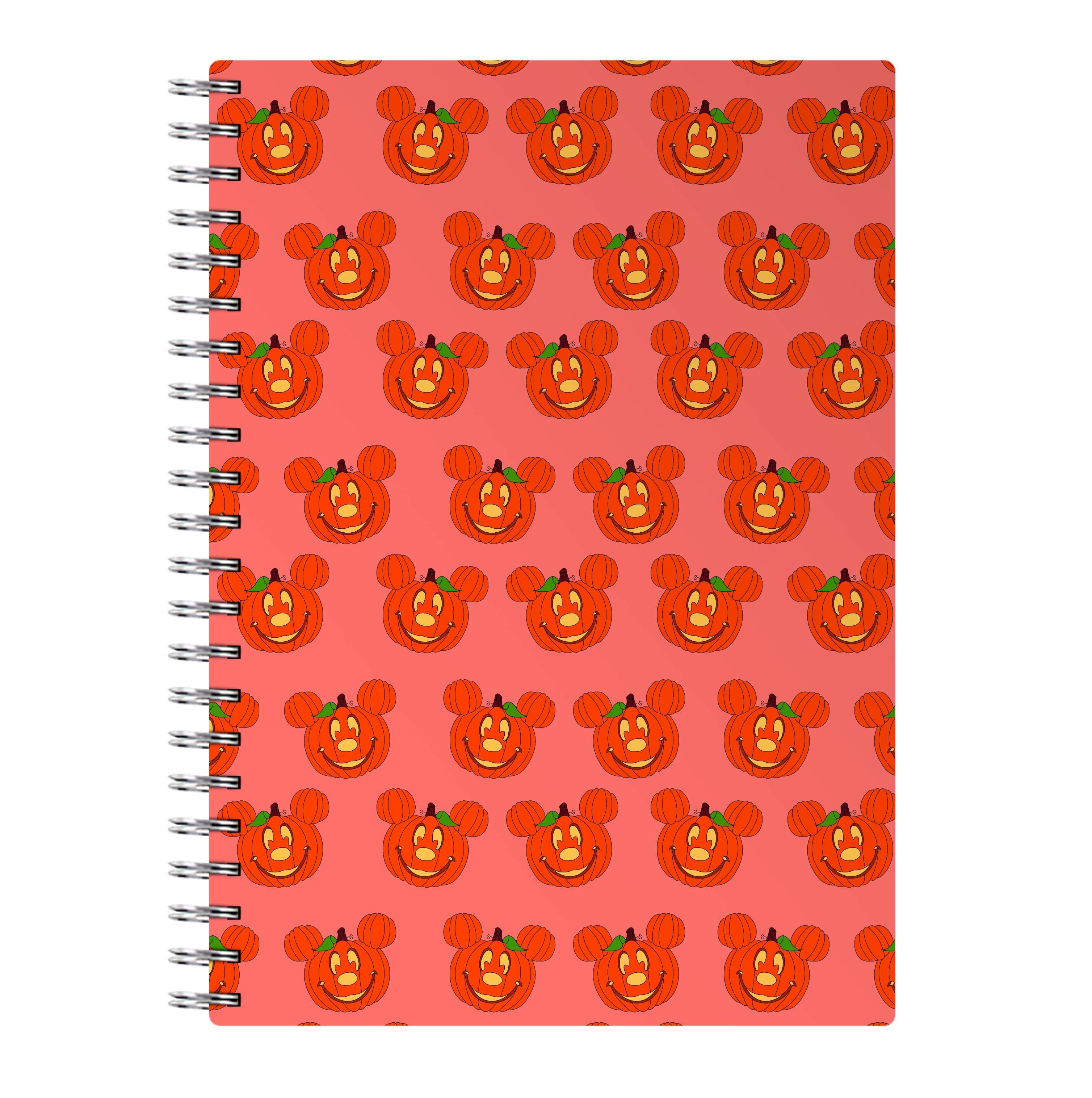 Mouse Pumpkin Pattern Halloween Notebook