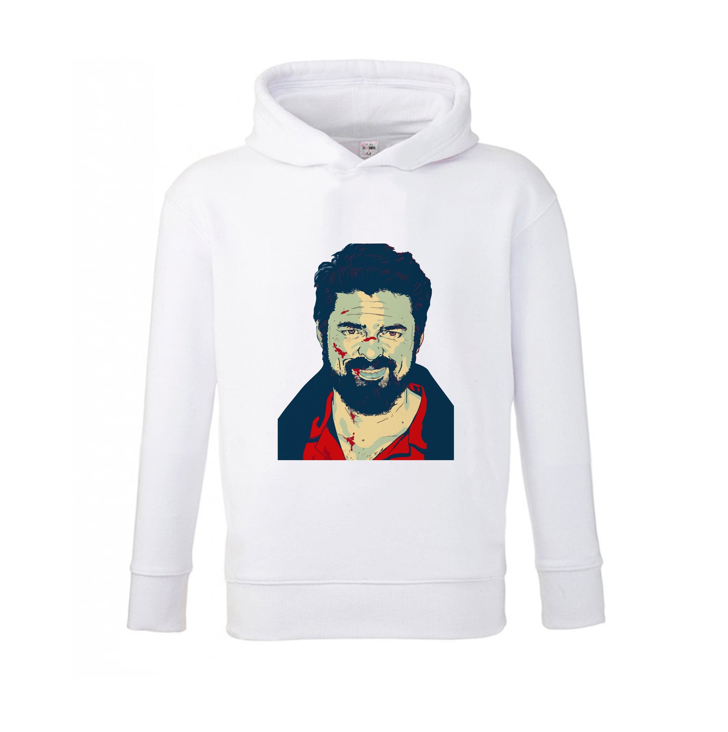 Billy Butcher Face Kids Hoodie