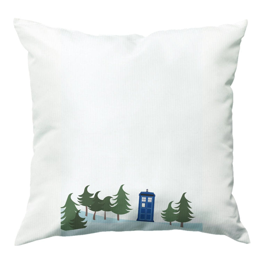 Christmas Tardis - Doctor Who Cushion
