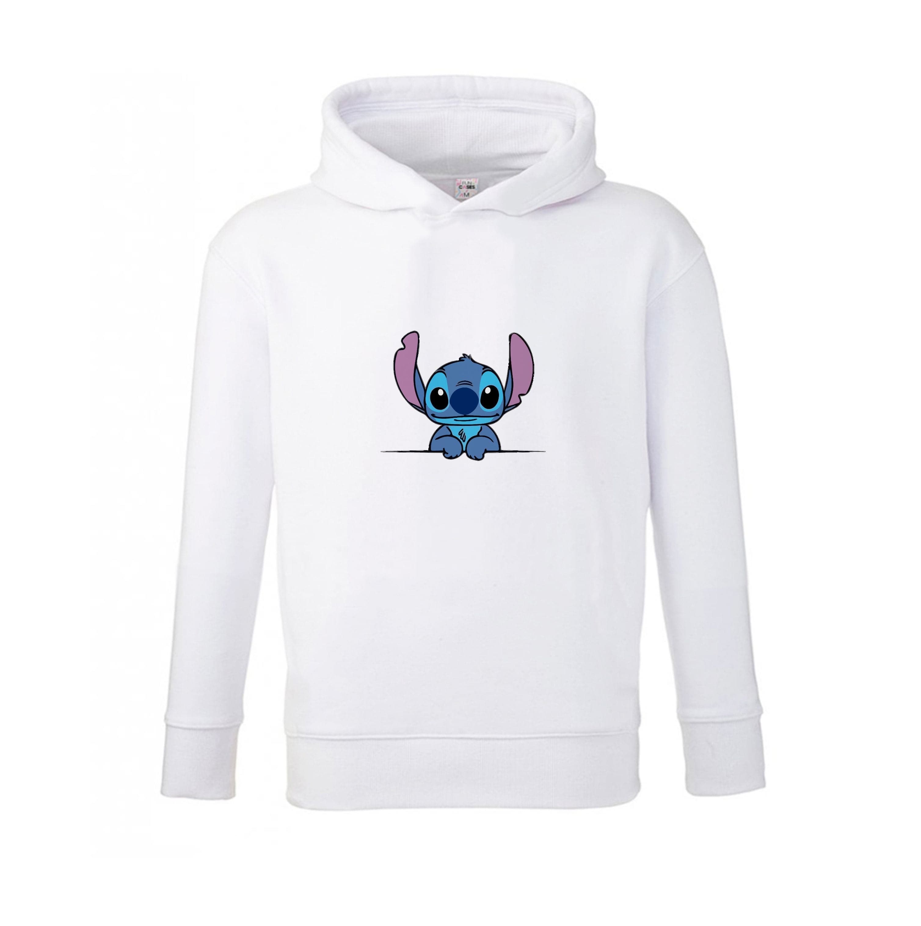 Alien Blue Leaning Kids Hoodie