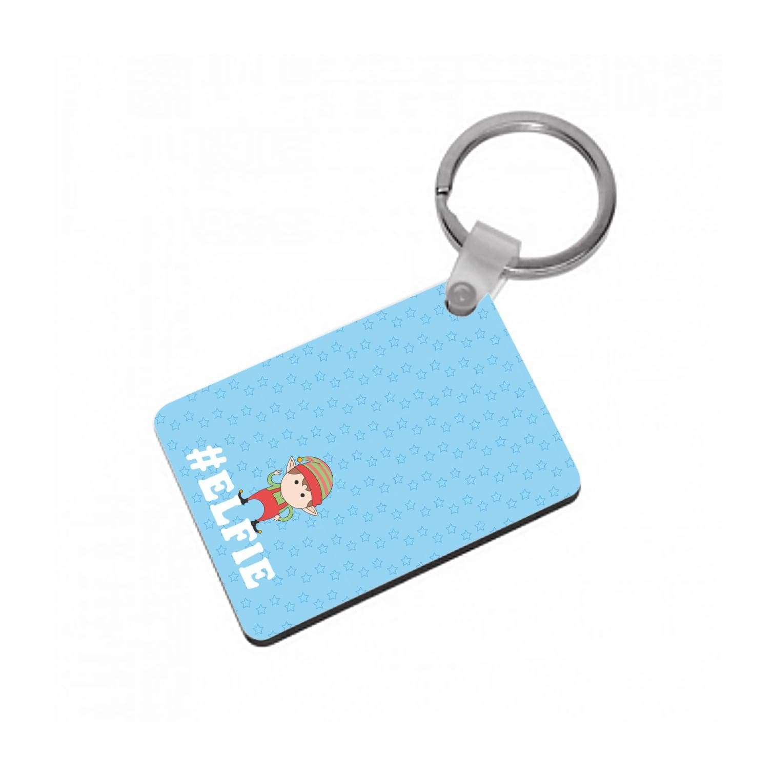 Elfie - Christmas Puns Keyring