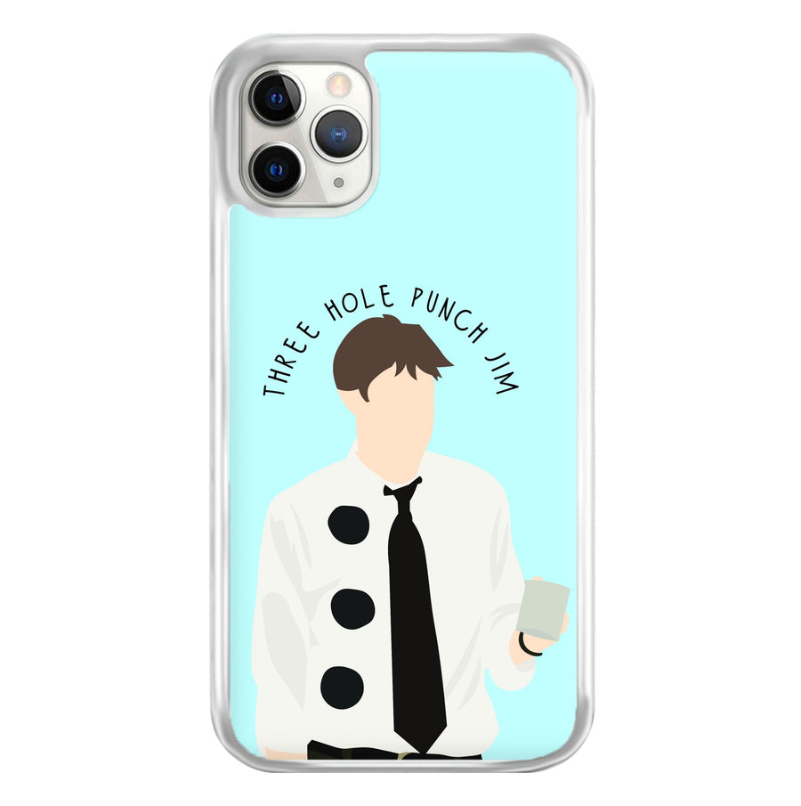Three Hole Punch Jim The Office - Halloween Specials Phone Case