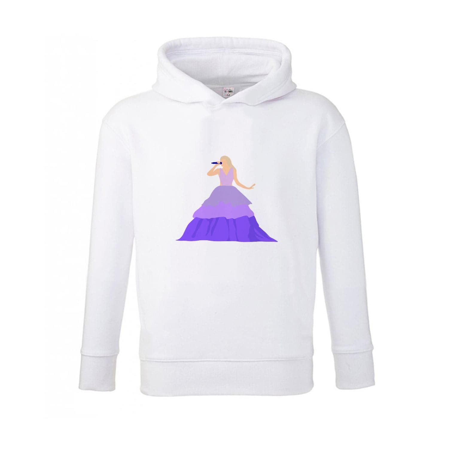 Purple Dress - Taylor Kids Hoodie