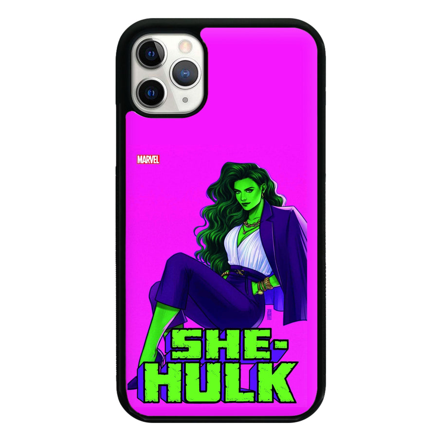Suited Up - She Hulk Phone Case