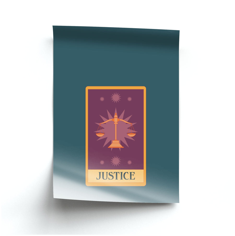 Justice - Tarot Cards Poster