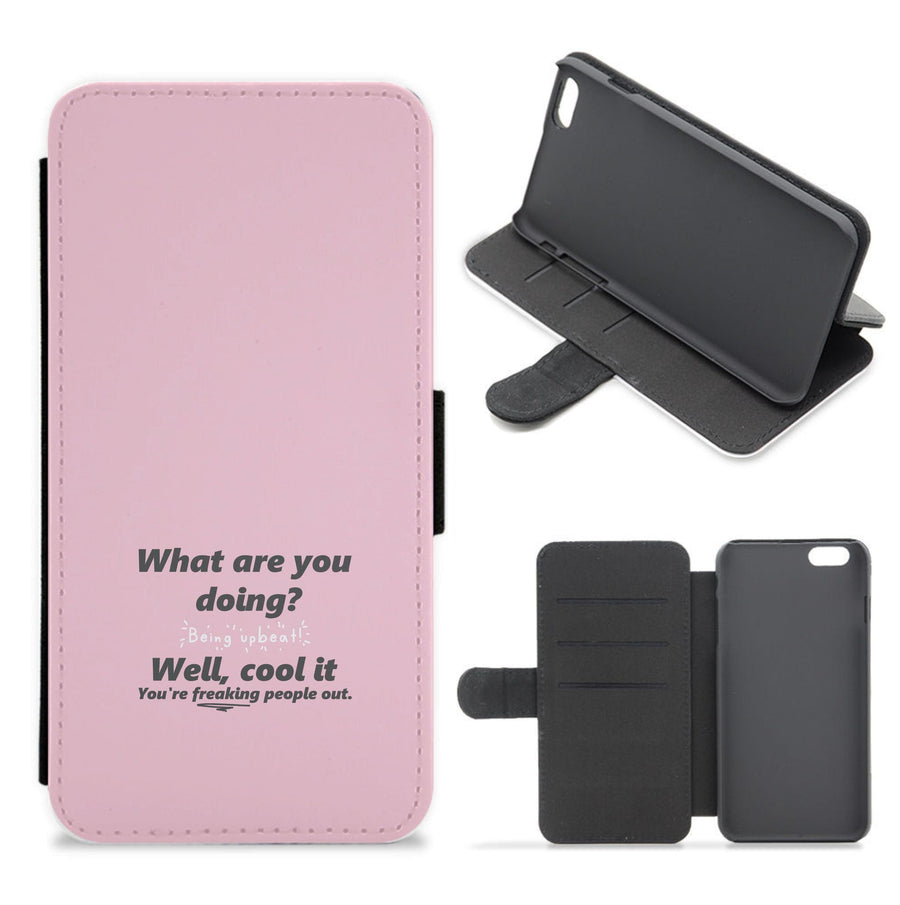 What Are You Doing - Jenna Ortega Flip / Wallet Phone Case
