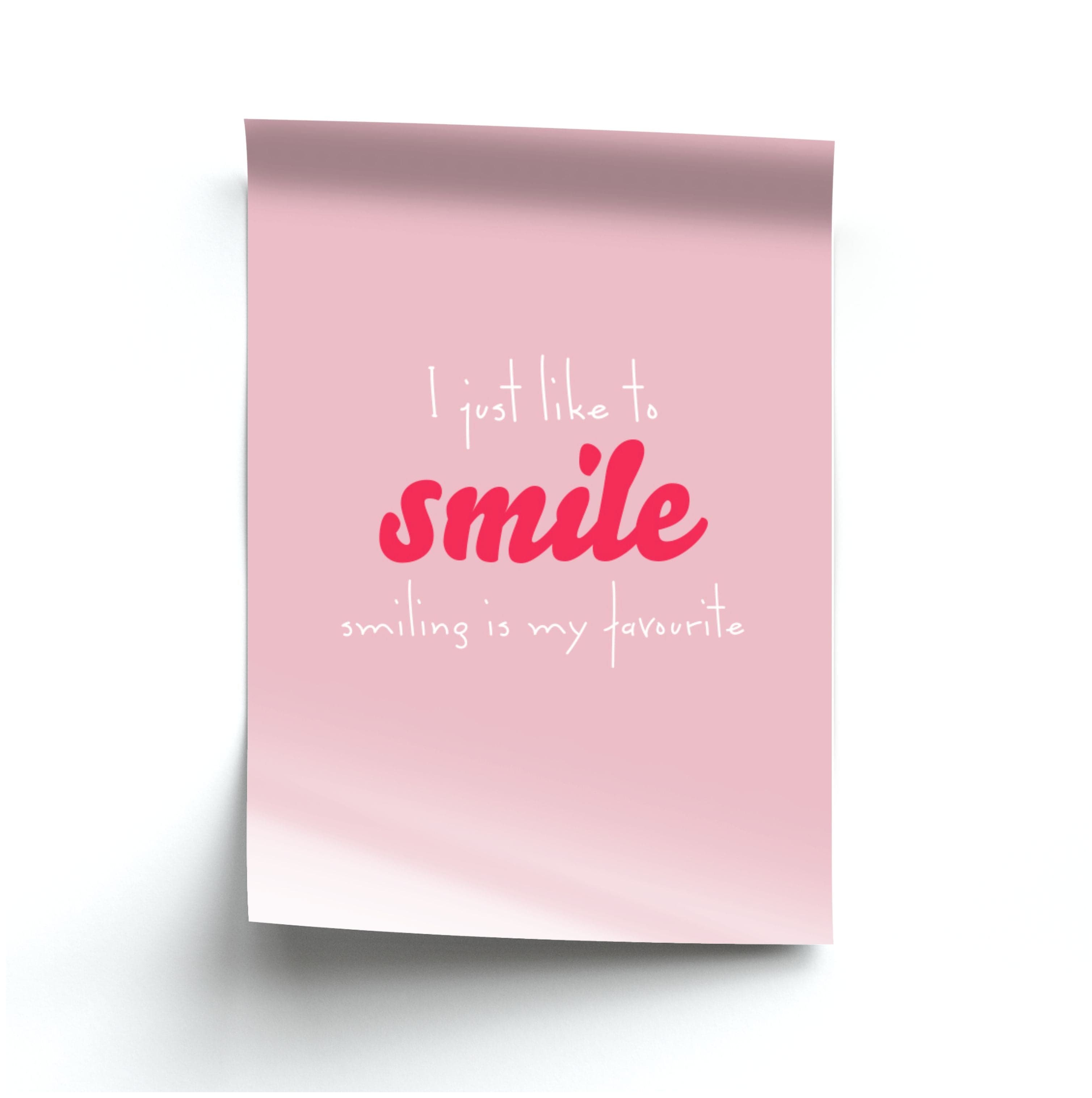 I Just Like To Smile - Elf Poster