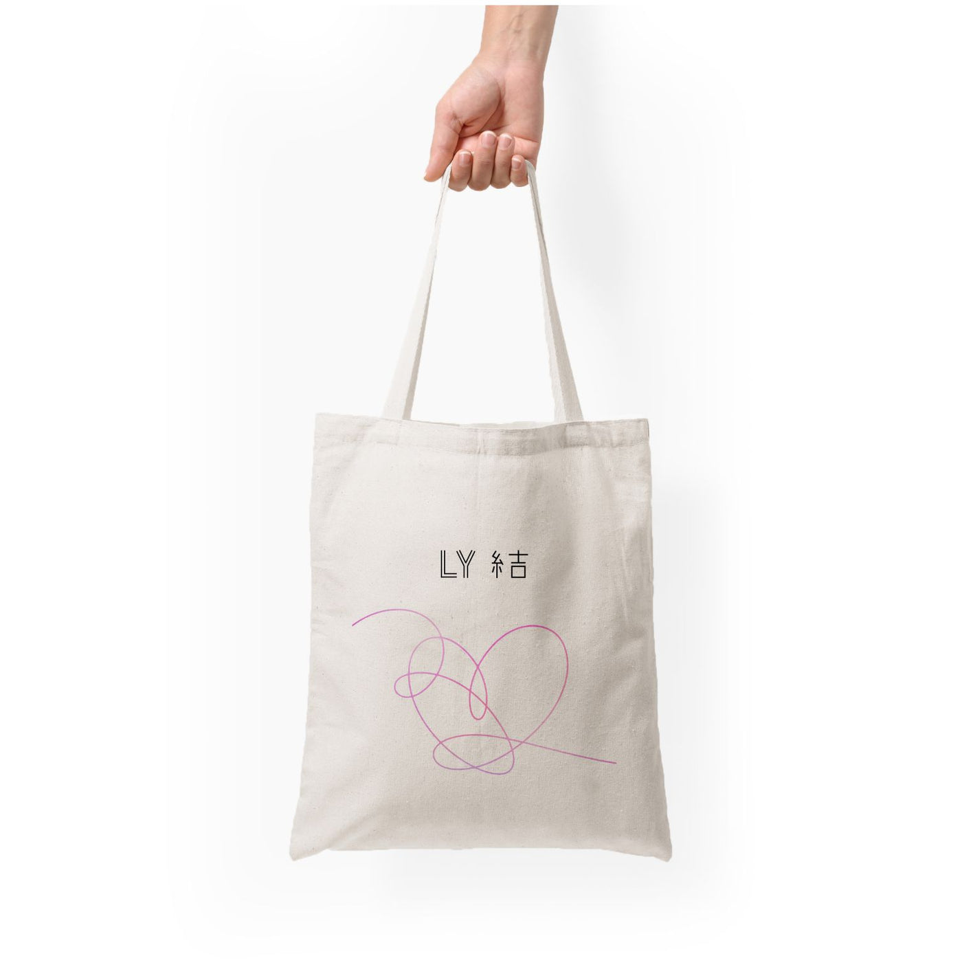 LY Heart - BTS  Tote Bag