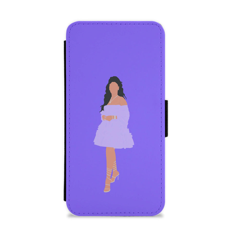 Purple Dress - Rihanna Flip / Wallet Phone Case