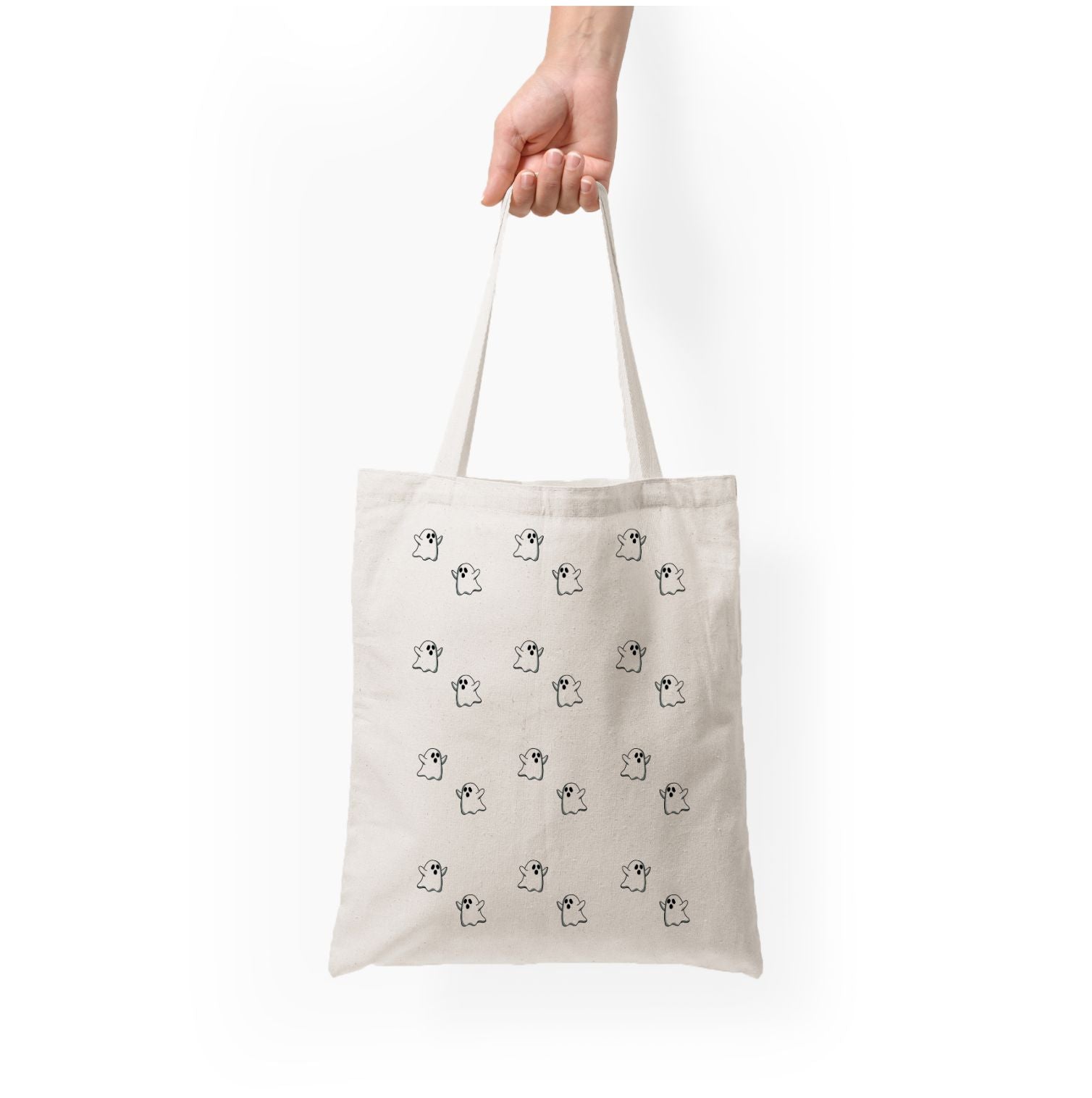 Ghost Pattern - Halloween Tote Bag